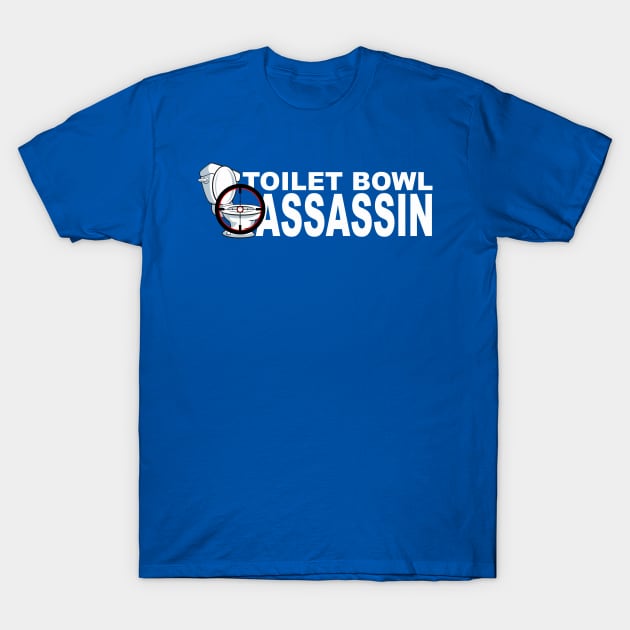 Toilet Bowl Assassin T-Shirt by ZombieNinjas